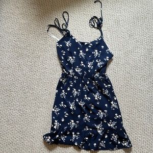 Spaghetti strap floral dress